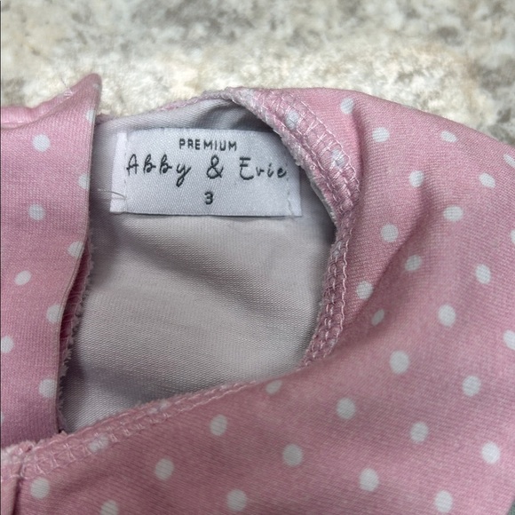 Kids Casual Dress with Pink and Green Design - Picture 2 of 3